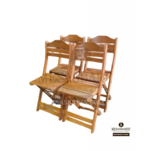 Cadeiras Dobráveis Encosto Concavo Anatômico - Cod: 1730 